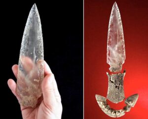 Pumnalul din cristal vechi de 4.500 de ani, descoperit într-un mormânt, ridică multe semne de întrebare cu privire la tehnologia și culturile antice