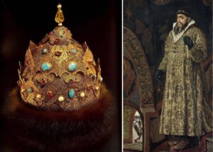 Coroana Kazan a lui Ivan cel Groaznic, purtată de toți țarii Rusiei ca simbol al puterii, martora evenimentelor epocale
