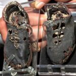 Descoperire remarcabilă a unei perechi de pantofi pentru copii vechi de 2000 de ani în ruinele de la Palmyra